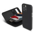 Moshi Overture SnapTo Case with Detachable Magnetic Wallet for iPhone 13 Pro - Jet Black