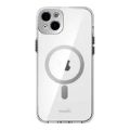 Moshi iGlaze Slim Hardshell MagSafe Case for iPhone 14 Plus - Luna Silver 99MO137206