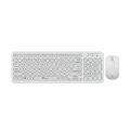 Alcatroz A2000 Jellybean Wireless Keyboard and Mouse Combo White A2000WW