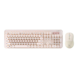 Alcatroz Jellybean A5000 Wireless Keyboard and Mouse Combo Latte A5000LATTE