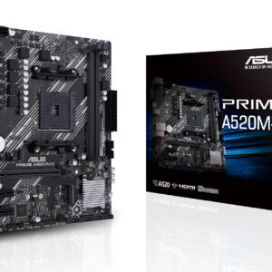 ASUS AMD Ryzen A520 Chipset AM4 Socket Micro ATX M/B.