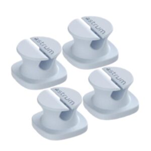 Astrum CO060 Mini Cable Organizer Clips Blue 4-pack A71006-C