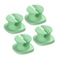 Astrum CO060 Mini Cable Organizer Clips Green 4-pack A71006-J