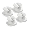 Astrum CO060 Mini Cable Organizer Clips White 4-pack A71006-W