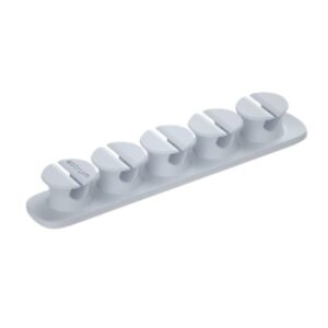 Astrum CO110 5 Bay 4 Storage Compartments Cable Organizer Clips Blue A71011-C
