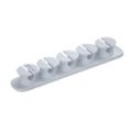 Astrum CO110 5 Bay 4 Storage Compartments Cable Organizer Clips Blue A71011-C