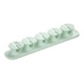 Astrum CO110 5 Bay 4 Storage Compartments Cable Organizer Clips Green A71011-J
