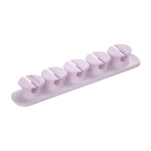 Astrum CO110 5 Bay 4 Storage Compartments Cable Organizer Clips Purple A71011-M