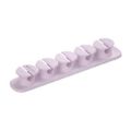 Astrum CO110 5 Bay 4 Storage Compartments Cable Organizer Clips Purple A71011-M