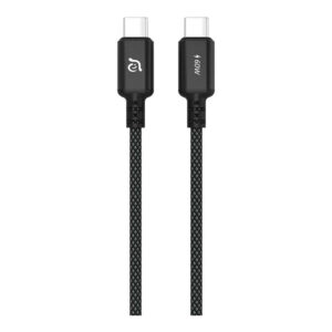 Adam Elements CASA S200 Type-C Male to Male Braided Cable 2m Black ACBADS200BK