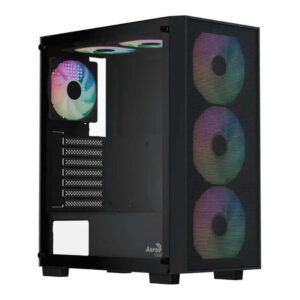 Aerocool B509A Flow ARGB ATX Mid Tower Gaming PC Case Black ACCM-BD02063.11