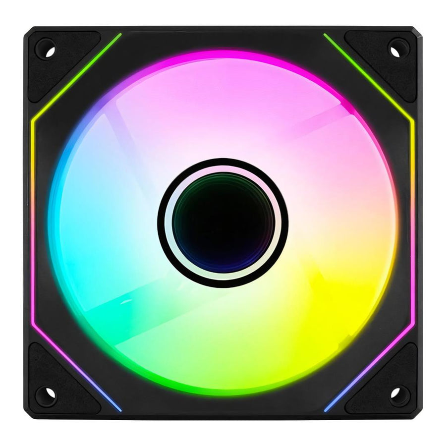 AeroCool Phantom M-3 120mm PWM ARGB Infinity Mirror Case Fan – Black ACF3-MR11217.11