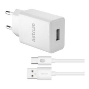 Astrum 12W WATZ12A USB-A Wall Charger White ACHW12AWE
