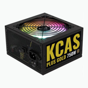 Aerocool KCAS PLUS Gold 750W RGB Non-Modular ATX Power Supply Unit ACPG-KP75FEC.11