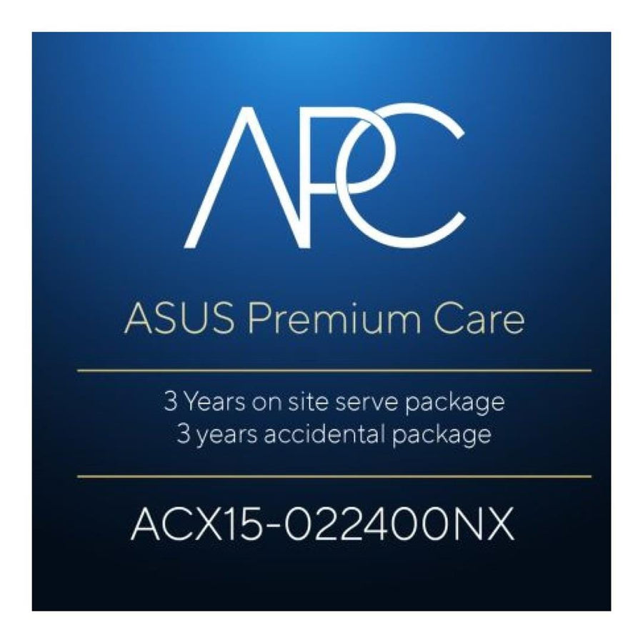 ASUS Premium Care 3-year on-site Service Upgrade and 3-year Accidental Service Package ACX15-022400NX