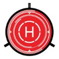 Adam Elements FLEET LDP75F LED Landing Pad 75cm Red and Blue ADNADLP75FRBL