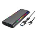 Astrum ENP4310G RGB NVMe M.2 SSD PCIe & NGFF Enclosure AENP4310GB