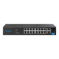 Foredge AI8016M 16-Port 100M AI PoE Unmanged Switch