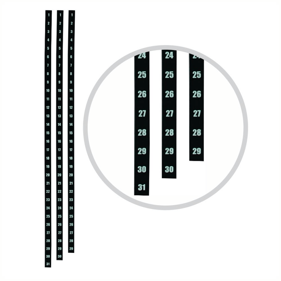 Parrot Part - Year Planner Date Strips (900mm)