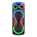 Amplify Blast Series Dual 8-inch 24W Bluetooth Party Speaker with Wireless Microphone AM-3902-D8-BK
