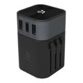 Adam Elements OMNIA T3 Universal Travel Charging Adapter Black APAADT3BK