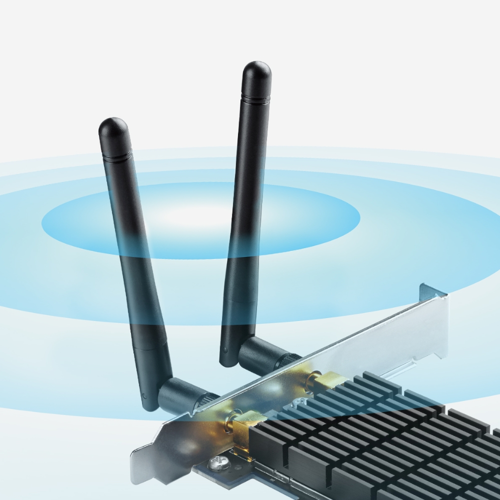 TP-Link Archer T6E AC1300 Wireless Dual Band PCI Express Adapter - Image 3