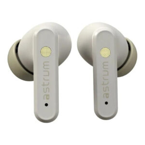 Astrum Duoz Pro10 TWS Hybrid ANC Earbuds Cream and Gold ATWDP10W