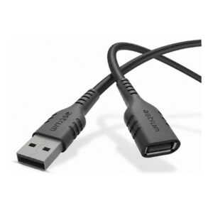 Astrum 3m UAF20 USB 2.0 Male to Female Extension Cable Black AUAF2030B