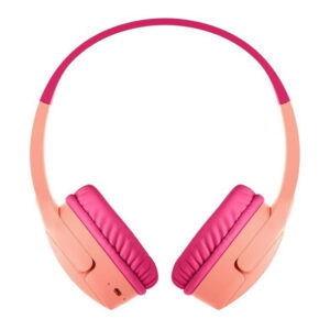 Belkin Soundform Mini Kids Wireless Headphones Pink with Case AUD001HQPKV3CS