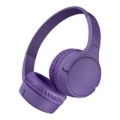 Belkin SoundForm Mini Kids Wireless Headphones with Microphone Purple (Open Box)