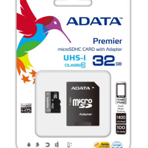 ADATA Premier MicroSDHC UHS-I U1 Class10 32GB Memory Card AUSDH32GUICL10-RA1