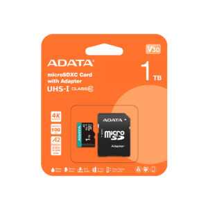ADATA 1TB MicroSDXC Memory Card AUSDX1TUI3V30SA2-RA1