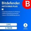 Bitdefender Anti-Virus Plus 2 Device 1-Year Subscription Download | Promo Discounted License