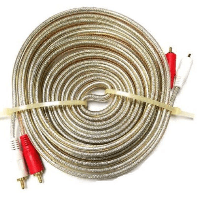 Geeko Braided Dual Cinch RCA Audio 5m Cable AVC-002