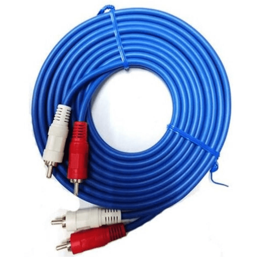 Geeko 2 x Cinch RCA Male Audio 5m Cable AVC-004