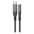 Astrum VMCA50 10cm Braided USB-C Male to 3.5mm AUX Female Adapter AVMCA50B