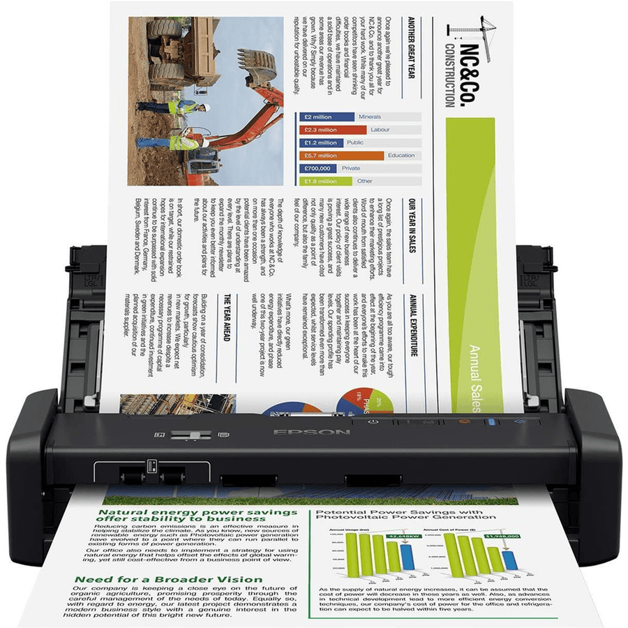 Epson WorkForce DS-360W A4 ADF Scanner B11B242401