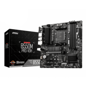 MSI B550M PRO-VDH AMD Socket AM4 micro-ATX Motherboard