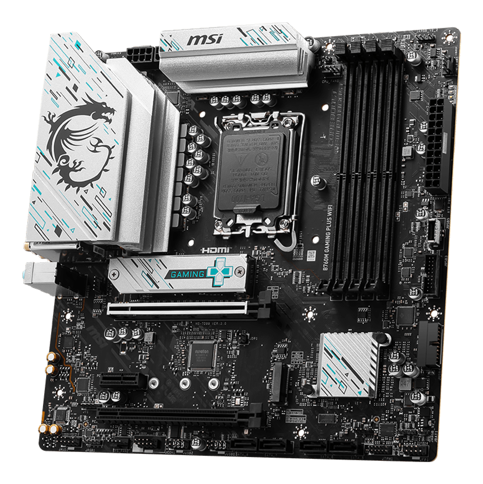 MSI B760M Gaming Plus Wi-Fi Intel LGA 1700 micro ATX Motherboard - Image 3