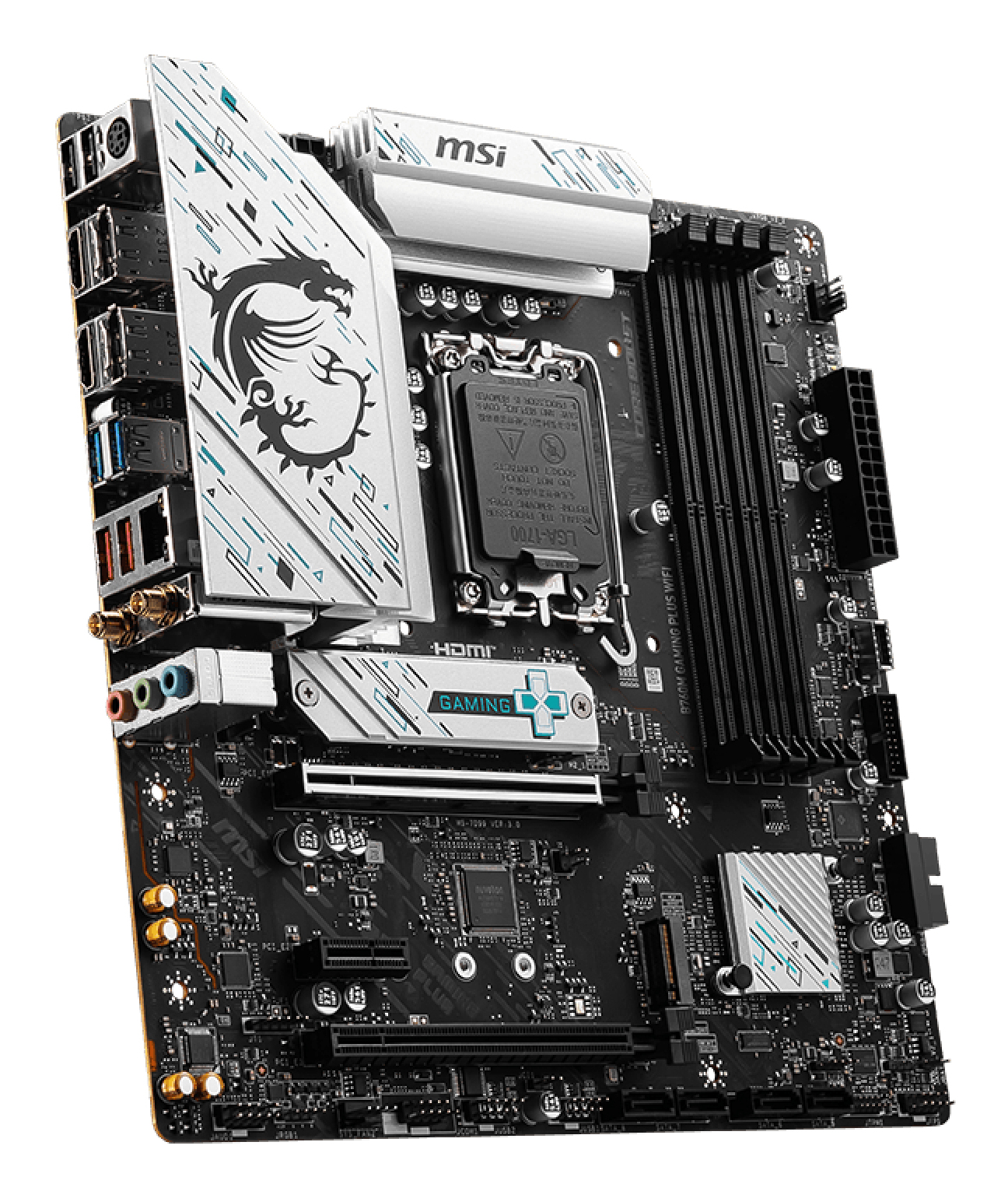 MSI B760M Gaming Plus Wi-Fi Intel LGA 1700 micro ATX Motherboard - Image 4