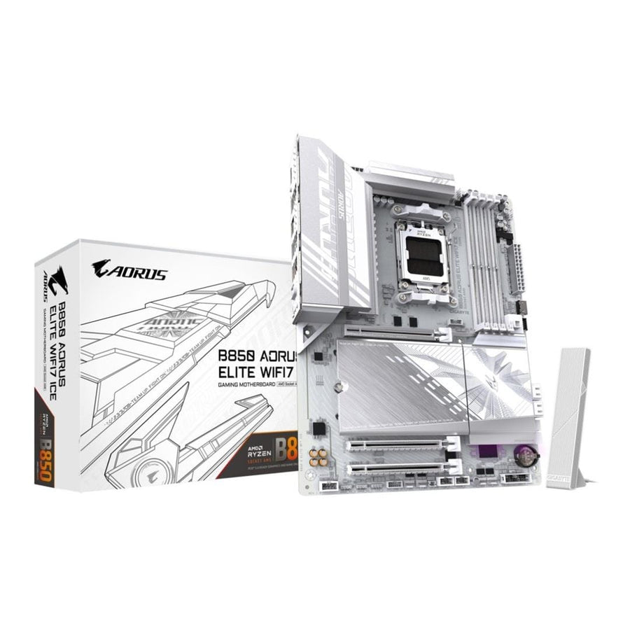 Gigabyte B850 AORUS Elite Wi-Fi 7 ICE Intel LGA 1851 ATX Motherboard