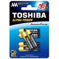 Toshiba Alpha Power Alkaline AAA Batteries 6-pack BA-TO-APAAA6