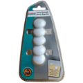 Parrot Circular Magnets Extra Strong 5 Per Card 30mm White BA0609