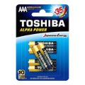Toshiba Alkaline AAA Blister 6-pack BAT-TO-AAABP6