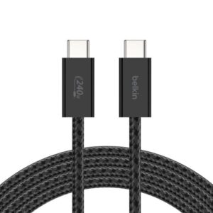 Belkin 240W BoostCharge USB-C to USB-C Cable 2-pack Black BBD009HQ05BK2PK
