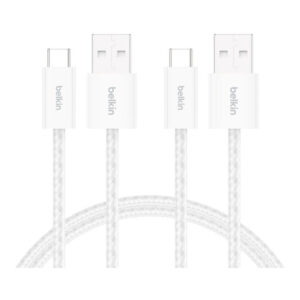 Belkin BoostCharge Type-C to Type-A USB Cable 1.5m White BBD010HQ05WH2PK