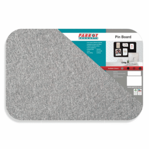 Parrot Adhesive Pin Board (No Frame – 600*450mm – Grey)
