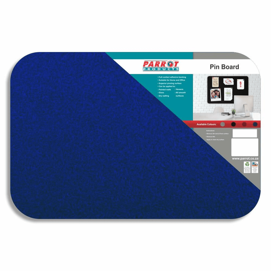 Parrot Adhesive Pin Board (No Frame – 900*600mm – Blue)