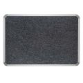 Parrot Bulletin Board Ribbed Aluminium Frame 1000x1000mm Laurel BD0644X