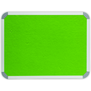 Parrot Info Board Aluminium Frame 600x450mm Lime Green BD0720C